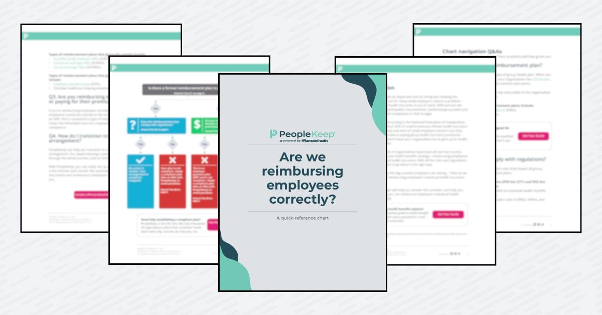 Can I reimburse employees for health insurance?
